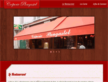 Tablet Screenshot of creperie-plougastel.com